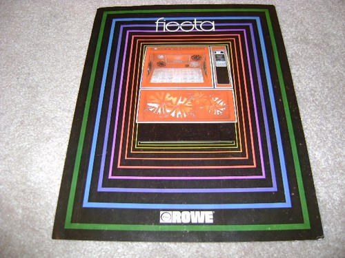 Rowe jukebox flyer fiesta - rowe,