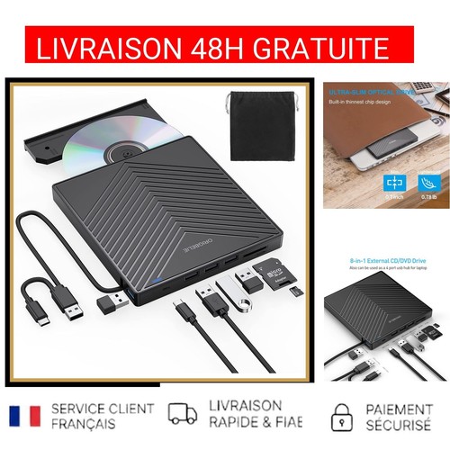 Lecteur graveur dvd externe - graveur, cd