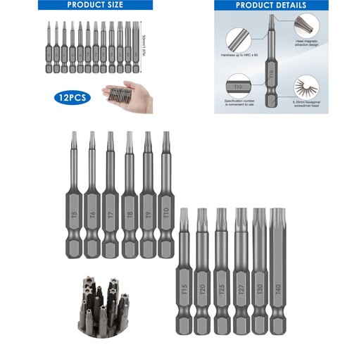 Embouts tournevis torx - 12,