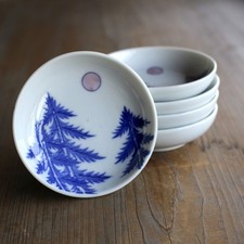Ancien lot japonais Imari bleu