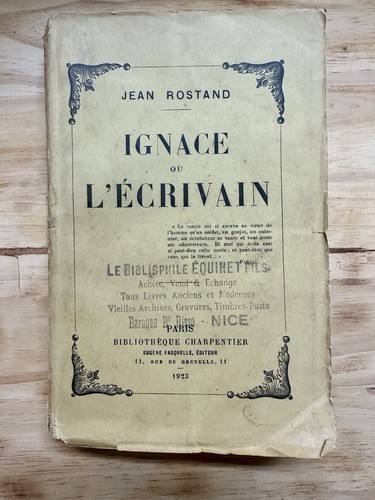Ignace écrivain jean - ou,