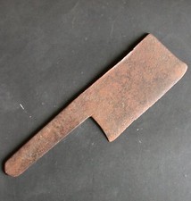 OUTIL  grand COUPERET PARISIEN hachoir FEUILLE de BOUCHER  PARTELET ancien