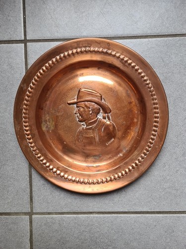 Grande assiette cuivre - assiette,