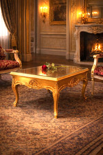 TABLE BASSE SALON 80X80CM EN