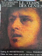 L'UNIVERS DES FORMES. RENAISSANCE ITALIENNE 1500-1540. LE TEMPS DES GENIES. 1974