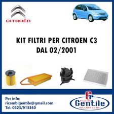 Set 4 Filtres Entretien Pour