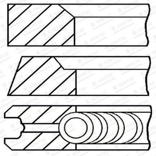 Goetze engine jeu segments - engine, de