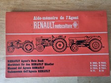 aide memoire agent CONCESSIONNAIRE RENAULT TRACTEUR R3051 R7050 R7053 R7055 R78