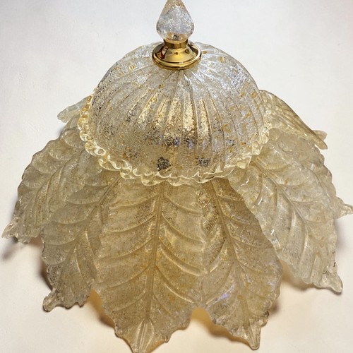 Plafonnier artistique verre - plafonnier,