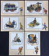 TINTIN Chromos Voir et Savoir L’Automobile origines à 1900 série 4 Bon état