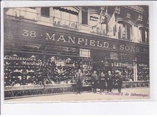 PARIS: 38 bld de sébastopol manfield & sons (magasin de chaussures) 75004 - t