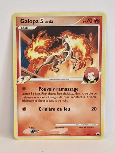 Carte pokémon galopa 111 - carte,