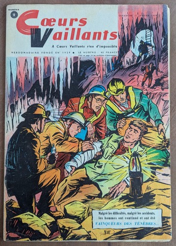 Coeurs vaillants 1959 casteret - vaillants,