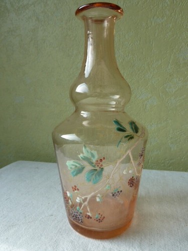 Vase carafe verre soufflé - vase,