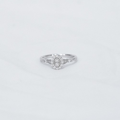 Karat white gold natural - 18,