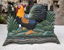 Beau coq en fonte