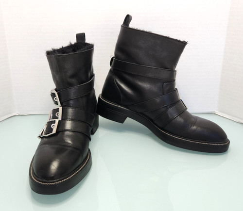 Zara woman black - zara, leather