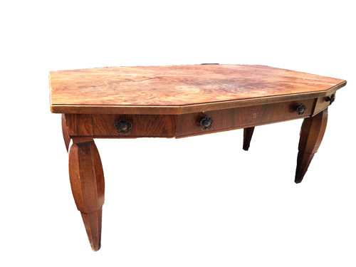 Grand bureau plat pans coupés - bureau,
