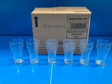 lot de 6 Verre Coca-Cola mc do Mcdo Mc Donald 2021 Incolore N°2 Collector neuf 
