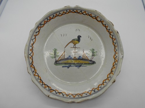 Assiette perroquet - (, 1259