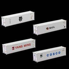1pc-10pcs N Scale 40ft Hi-Cube Refrigerater 1:150 Shipping Container Freight Car