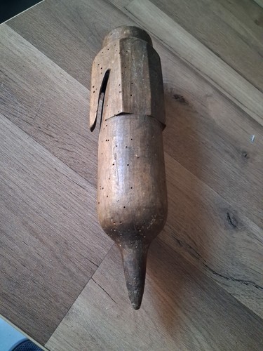 Coffin bois ancien etui - bois,