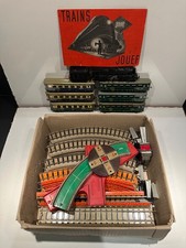 JOUEF HO TRAIN ANCIEN ANNEE 1950 LOCOMOTIVE VOITURES VOYAGEURS RAILS