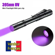 Lampe Stylo UV Portable Lampe Torche LED  395nm - Lampe à Lumière Noire