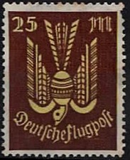 1923. Allemagne. Empire allemand. Pigeon ramier. N°17.