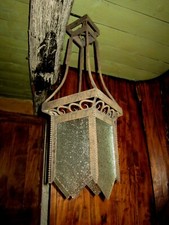 LANTERNE ART DECO FER FORGE