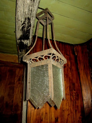 Lanterne art deco fer - lanterne,