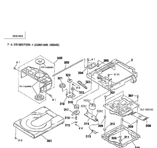 Kit courroies cd pour - kit, +