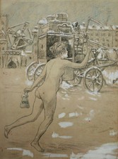 Adolphe WILLETTE dessin