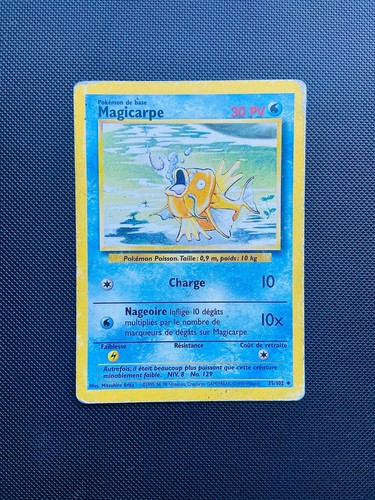 Carte pokemon magicarpe 102 - carte,
