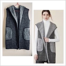 Capote Long Hooded Fleece Vest