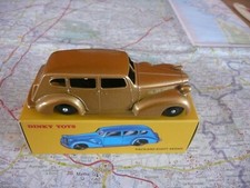 PACKARD Sedan Eight Doré  1937 DINKY TOYS ATLAS réf 39 A  1/48 en boite