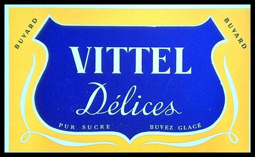Buvard publicitaire vittel - buvard,