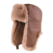 Hommes Faux Cuir Aviateur