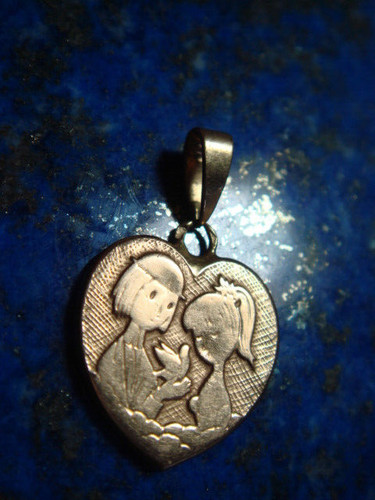 Pendentif coeur les amoureux - coeur,