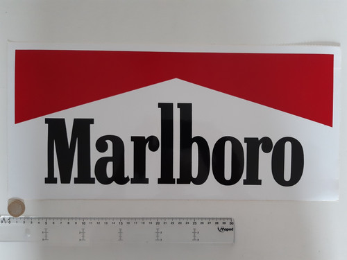 Autocollant marlboro long - autocollant,