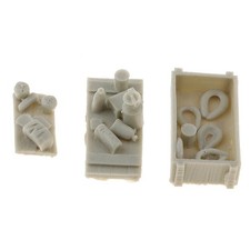 1:35 Échelle Resine Saucisses Saucisses Pain Fruits Modèle Soldats Accessoires