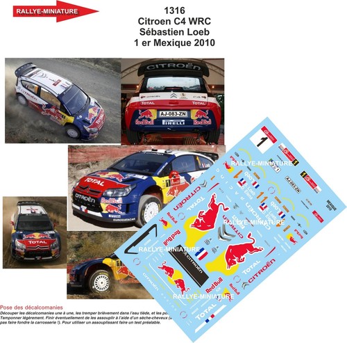 Decals ref 1316 citroen - ref,