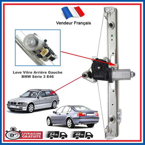 Leve vitre arriere gauche - vitre,