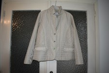 Christine Laure- Doudoune beige matelassée courte et légère -col droit- T3