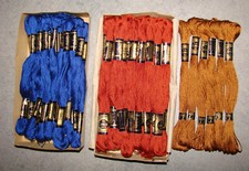 Lot de 39 Echevettes Mouliné Spécial DMC neuves - Mercerie Vintage