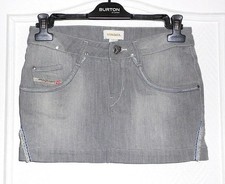 DIESEL Jupe jeans gris clair