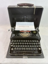 Machine à écrire Erika 5tab année 1935 Nettoyée Révisée + Ruban Neuf Années 1943