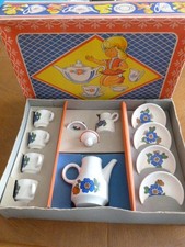 vintage Ancienne dinette en céramique années 60-70 en boite bel état