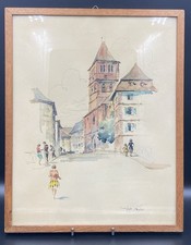 Aquarelle signée robert - signée, kuven