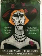 Bernard buffet affiche 2002 - affiche,